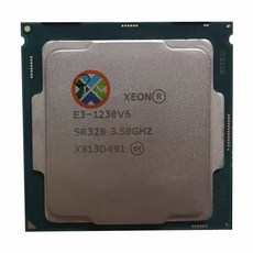 CPU 오리지널 Xeon E31230V6 3.50GHz 8M LGA1151 E3 1230 V6 쿼드 코어 데스크탑 E31230 프로세서, 한개옵션0