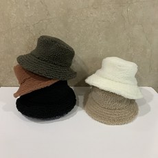 샌드마켓 뽀글이 뽀글 후리스 벙거지 여성 패션 모자 겨울 아이템 챙모자