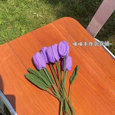 뜨개장미코사지