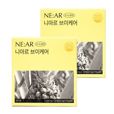 니아르 브이케어 파인애플맛 보검선인장 추출물 츄어블 브이 캔디 1700mg X 28정, 56정, 1개