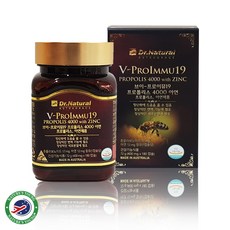 호주 닥터내츄럴 프로폴리스 4000 아연 12mg V-PROIMMU 180정, 프로폴리스 4000mg 180정 1개
