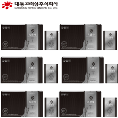 대동고려삼 흑삼차 과립형 스틱 3g 100포 6박스 국내산 6년근 프리미엄 구증구포 흑삼 진세노사이드 면역 피로 혈행 기억력 부모님 어르신 명절 설 추석 감사 인사 효능 추천 선물, 6개, 100개입