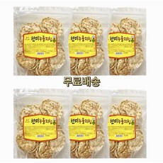 현미 누룽지칩 어르신 아기 건강 간식 200g, 6개