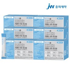 JW중외제약 포스트 프리바이오틱스 프로바이오틱스 프롤린 모유 유산균 영양제, 90g, 6개