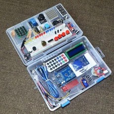 아두이노 코딩 키트 RFID 스타터 Arduino UNO R3 업그레이드 버전 학습 스위트 상자 포함, [02] plastic box, 02 Large plastic box