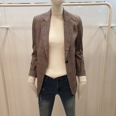 [무료배송]EnC [여성용] 싱글 체크자켓