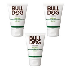 불독 오리지널 모이스춰라이저 수분크림 Bulldog Original Moisturiser for Men 100ml 3개