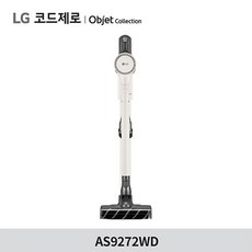 LG전자 [물걸레팩]LG코드제로 오브제 무선청소기 베이지(AS9272WD) + 서큘레이터
