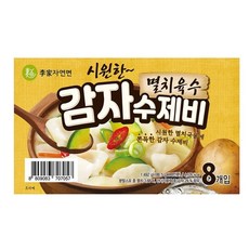 이가자연면시원한 멸치육수 감자수제비 8인분, 186.5g, 4개