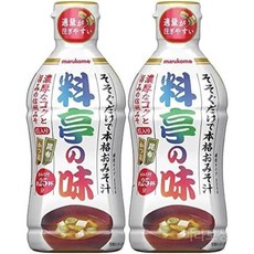 마루코메 액체 된장 요정의 맛 가다랭이 다시마 육수 포함 430g 2개