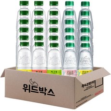 [위드박스] 씨그램 탄산수 350ml 30개(레몬6+라임6+자몽6+유자6+블랙티6)