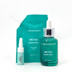 최초 대용량] 브링그린 징크테카트러블세럼 50mL기획리필25mL+티트리액티베이터2g, 1개, 50ml - 프티트리아농