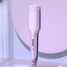 뉴 헤드 컬링 아이언 32mm 잔물결 웨이브고데기 물결펌고데기 셀프펌, 보라
