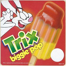 EOM Trix Biggie Pop Blue Bunny 아이스크림 트럭 데칼 스티커 버블 껌 팝 Concession Stand Decal 스티커 - E055108L1VDZHD6, 기본