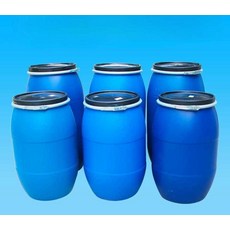 폐기물통 공업 대형 플라스틱 병원 연구실 쓰레기통 물통, 120L 쇠후프 물통 B(두꺼워짐)