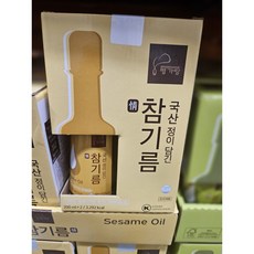 코스트코 명가랑 국내산 참기름 200ml x 2 국산참기름 고소한참기름, 1세트, 400ml