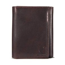 Carhartt 남성용 칼하트 오일 탄 트리폴드 반지갑