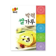 햇쌀마루 [햇쌀마루]박력 쌀가루(국) 3kg, 1