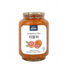 카페베네 과일청 자몽차, 2kg, 6개입