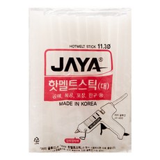 자야 핫멜트스틱 백색 700g 큰봉지포장 대(11.3파이), 1개