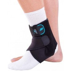 DonJoy Advantage DA161AB01-BLK-S M 안정화 발목 보조기 경량 로우 프로파일 스트레인 염좌 관절염 용 이중 압축 스트랩, 1