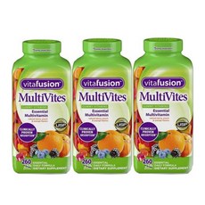 비타퓨전 멀티비타민 종합비타민 젤리 구미 260정 3개 / vitafusion MultiVites 260 Gummies 3bottle Exp. 2024/12