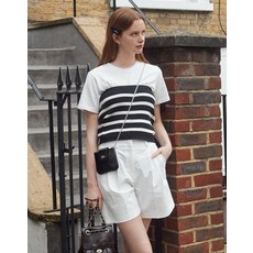 아노에틱 ANOETIC STRIPE TOP_NAVY