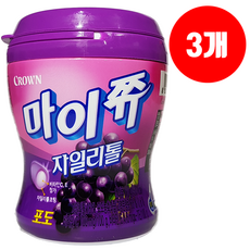 크라운 마이쮸 자일리톨 포도 110g x 3개 무료배송 / 사탕 과자 간식