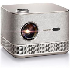 Boom 3 AlllnOne 스마트 4K 프로젝터WiFi 및 Bluetooth 포함 3D DoIby 오디오 36W 스피커 Auto Focus Keystone 넷플릭스 공식 지원, 1개