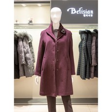 벨리시앙 알파카 블렌딩 울 하프코트_HC9411 rva-518364f