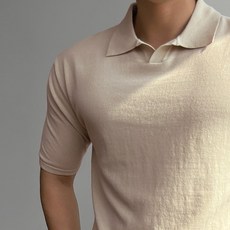 남자여름린넨니트