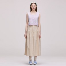 써스데이아일랜드 THURSDAY ISLAND 여성밴딩 셔링 스커트T242MSK132W 298272