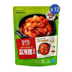 풀무원 찌개용 요리김치, 12개, 500g