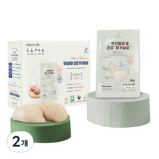 펫루트 반려동물 우리아이 건강 촉촉한 통 닭가슴살 20p, 2개, 30g