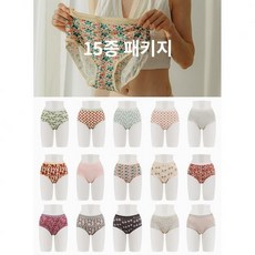 라페어 '플라워' 인견 나염 팬티 15종 패키지 LWHSS214 159178