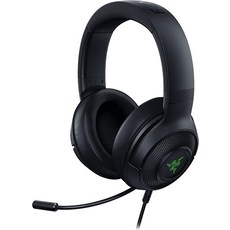 [미국직배송] Razer Kraken V3 X 게임용 헤드셋 7.1 서라운드 사운드 Triforce 40mm 드라이버 HyperClear 구부릴 수 카디오이드 마이크 Chroma, [01] 헤드폰, [03] 크라켄 V3 프로