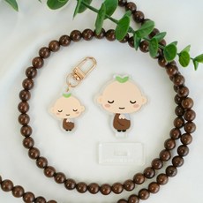 미니 동자승 인형 피규어 키링 등신대 스님 아기 부처