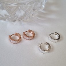 스퀘어큐빅귀걸이