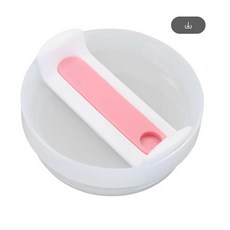 (1+1) 호환 스탠리텀블러 뚜껑 플로우스테이트 대용량 퀜처뚜껑 40oz 1.18l 1800ml H2.0, 핑크, 2개