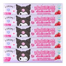 산리오 쿠로미 커커비타쮸 딸기우유맛, 29g, 5개