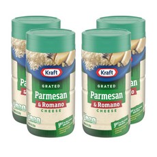 Kraft Parmesan Romano Cheese 크래프트 파마산 로마노 치즈 8oz(227g) 4팩, 227g, 4개