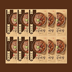 홈쇼핑구성 강부자 뼈없는 갈비탕 800g x 10팩