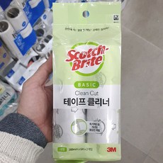 3M 스카치브라이트 테이프클리너 리필16cm 6MX2개, 2개