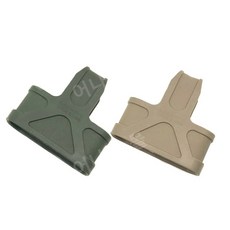 탄창 고무 커버 슬리브 유니 버설 재킷 고무 슬리브 HK416 J8 J9 SLR 장식 액세서리, 표준 구성, 샌드 + 그린 세트 2