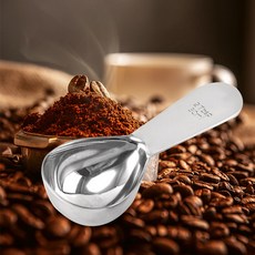 AMEGA 304 스테인리스 숟가락 눈금 커피 숟가락, 5개, 30ml