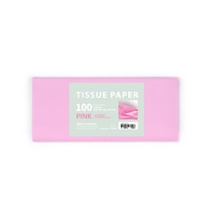 PaperPhant 다용도 Color 색화지 2절 (Tissue Paper), 핑크, 100개