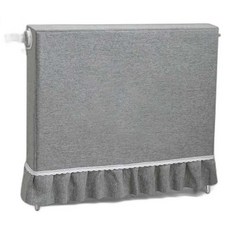 라디에이터 커버 덮개 천 가리개 먼지 방지 히터 배관, 130x10x70cm (가로x폭x높이cm)