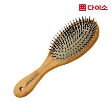 [다이소]대나무타원헤어브러시(대)-1010965, 단일상품