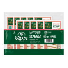 The 더건강한 닭가슴살 통살 1000g(100g*10), 40개, 1kg