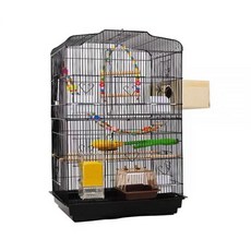 아가새 농장 앵무새 놀이터 하우스 집 날림장 대형 새장 새 키우기, C